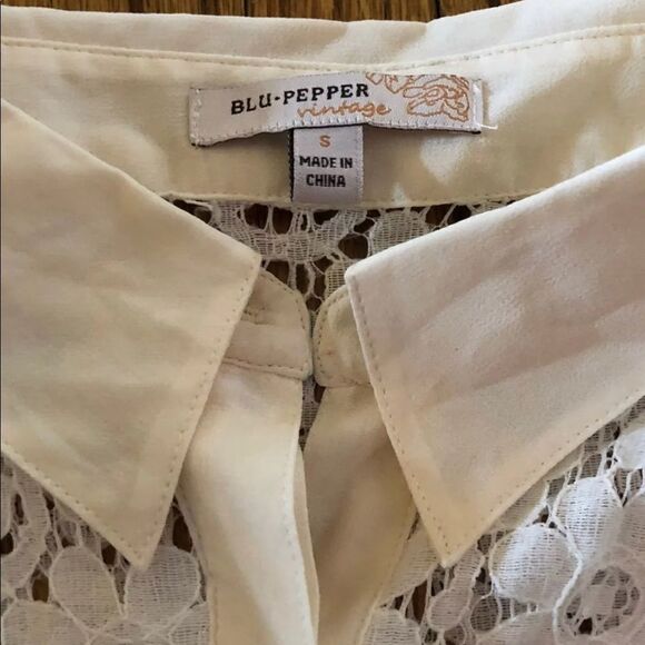 Blu Pepper High Low Top Size Small - Picture 2 of 6